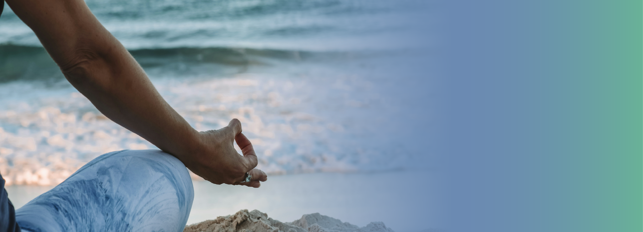 yoga on the beach